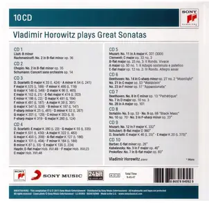 Vladimir Horowitz plays Great Sonatas [10CDs] (2011)