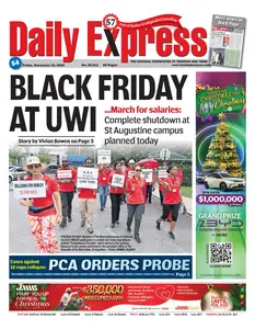 Trinidad & Tobago Daily Express - 22 November 2024