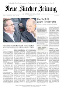 Neue Zurcher Zeitung International  - 22 November 2024