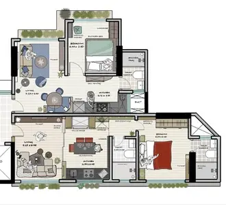 Interior Furniture Layout for Morpholio Trace