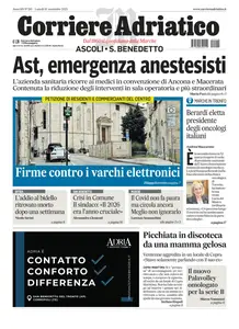 Corriere Adriatico Ascoli - 10 Novembre 2025
