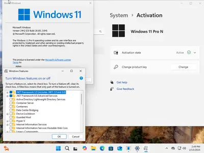 Windows 11 AIO 16in1 24H2 Build 26100.3194 (No TPM Required) Preactivated Multilingual February 2025