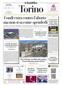 la Repubblica Torino - 8 Gennaio 2025