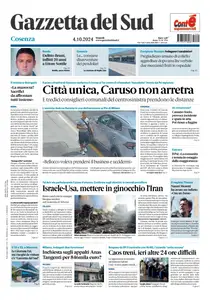 Gazzetta del Sud Cosenza - 4 Ottobre 2024