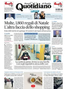 Quotidiano di Puglia Lecce - 15 Gennaio 2025