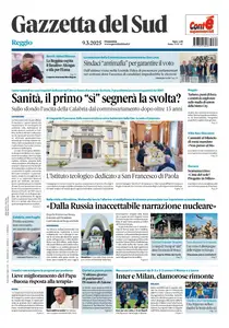 Gazzetta del Sud Reggio Calabria - 9 Marzo 2025