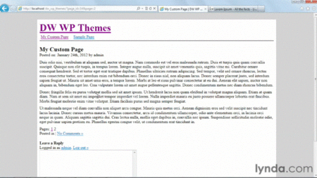 Dreamweaver and WordPress: Building Themes
