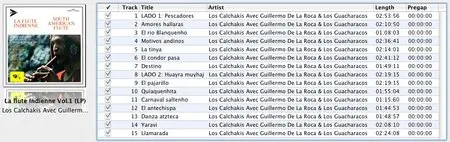 Los Calchakís & Guillermo de la Roca - La flute Indienne Vol. 1 (LP / FLAC)