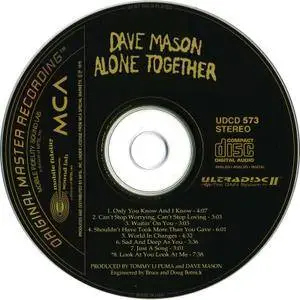 Dave Mason - Alone Together (1970) [MFSL, UDCD 573] Re-up