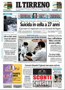 IL TIRRENO MASSA MONTECATINI PRATO PISTOIA 15 GENNAIO 2010