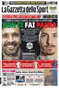 La Gazzetta dello Sport con tutte le edizioni locali (Roma, Milano, Sicilia, Puglia) - 17.06.2016