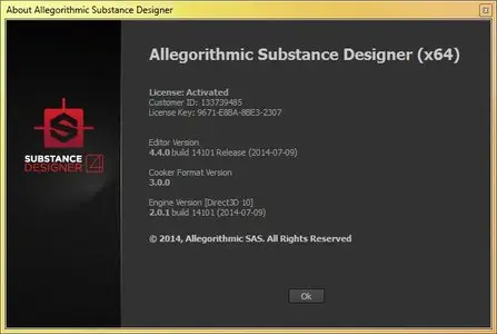 Allegorithmic Substance Designer 4.4.0 Build 14101 (Win/Mac)