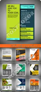 Brochure and flyer design template vector 22