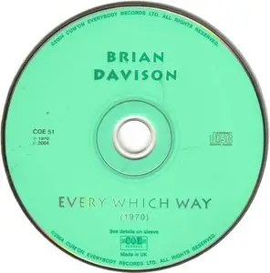 Brian Davison's Every Which Way - s/t (1970) {2004 Cum On Everybody} **[RE-UP]**