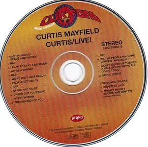 Curtis Mayfield - Curtis / Live! (1971) Remastered Reissue 2000