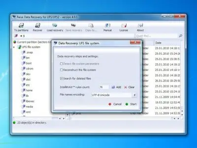 Raise Data Recovery for UFS/UFS2 v5.2