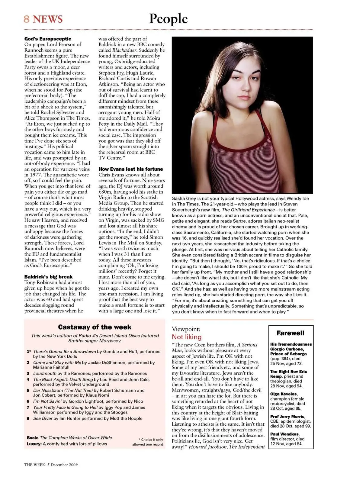 The Week - 5 December 2009