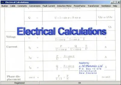 Electrical Calculations 2.70.0.4 (Full)