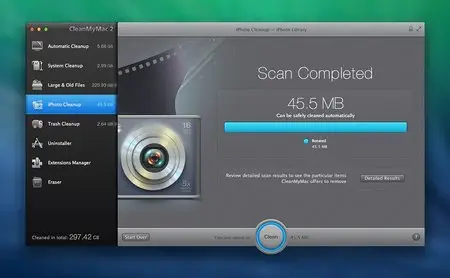 CleanMyMac v2.1.0 (Mac OS X)