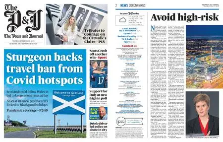 The Press and Journal Aberdeenshire – October 15, 2020
