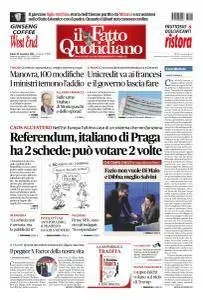 Il Fatto Quotidiano - 19 Novembre 2016