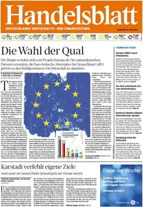 Handelsblatt vom Montag, 26. Mai 2014