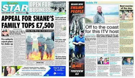 Shropshire Star Shrewsbury Edition – September 12, 2017