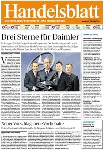 Handelsblatt vom Mittwoch, 09. April 2014