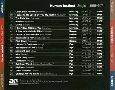 Human Instinct - Singles 1966-1971 (2000) {Ascension}