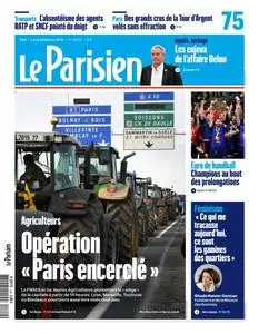 Le Parisien du Lundi 29 Janvier 2024