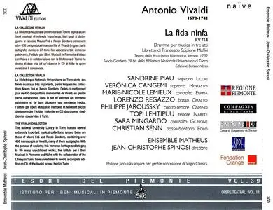 Jean-Christophe Spinosi, Ensemble Matheus - Antonio Vivaldi: La fida ninfa (2008)