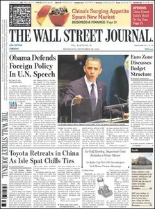 The Wall Street Journal - 26 September 2012 (Asia)
