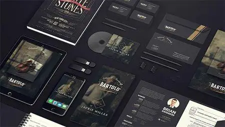 Black Mock-up Video Presentation - Project for After Effects (VideoHive)