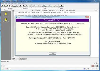 Mentor Graphics Precision RTL Plus\Synthesis 2015.2.10