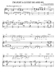 I'm Just A Lucky So And So - Diana Krall, Duke Ellington (Piano-Vocal-Guitar)