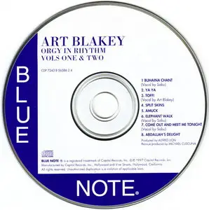 Art Blakey - Orgy In Rhythms, Vol 1 & 2 (1957) [Blue Note Connoisseur]