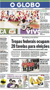 Jornal O Globo- 01 de outubro de 2012 - Segunda