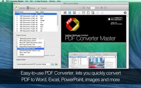 PDF Converter Master v3.2.0 Mac OS X