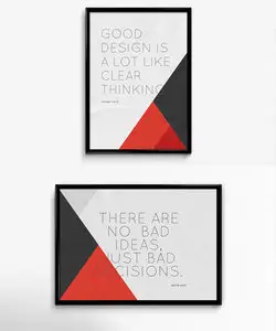 Flyer Poster Frame Mockups 01 PSD