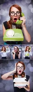 Stock Photo - Crazy Girl