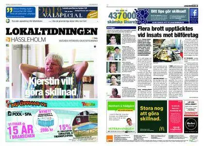 Lokaltidningen Hässleholm – 09 juni 2018