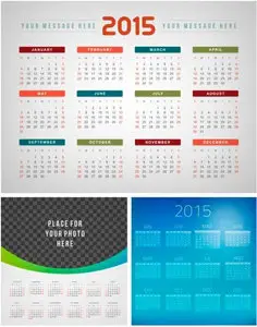 Shutterstock - 2015 Calendar Templates Collection