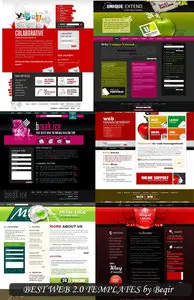 50 New Web 2.0 Templates