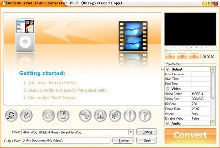 Active iPod Video Converter 1.8.1 