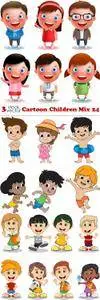 Vectors - Cartoon Children Mix 24