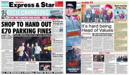 Express and Star Sandwell Edition – September 18, 2017