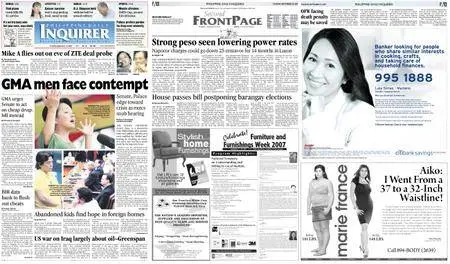 Philippine Daily Inquirer – September 18, 2007