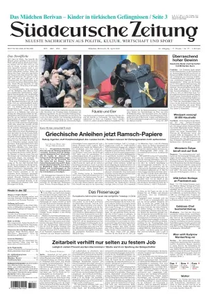 Sueddeutsche Zeitung vom 28.04.2010