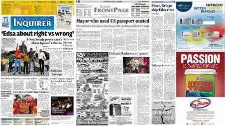 Philippine Daily Inquirer – February 26, 2016