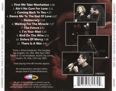 Leonard Cohen - Angels at My Shoulder: Live 1993 (2012)